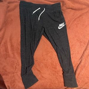 Gray Like New sweat pant capris
